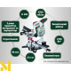 Пила торцювальна акумуляторна Metabo KGS 18 LTX BL 305
