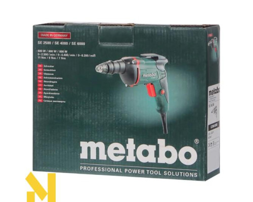 Шуруповерт мережевий Metabo SE 2500