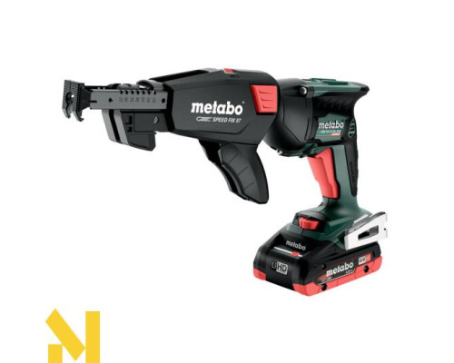 Шуруповерт для гіпсокартону акумуляторний Metabo HBS 18 LTX BL 3000 + Speed Fix 57 + 2x4,0 Аг та MetaBox