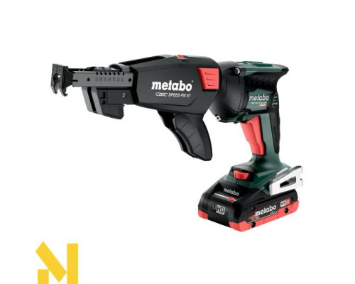 Шуруповерт для гіпсокартону акумуляторний Metabo TBS 18 LTX BL 5000 + Speed Fix 57 + 2x4,0 Аг та MetaBox