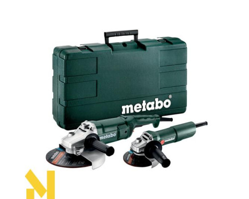 Комплект болгарок Metabo WE 2200-230 + Metabo W 750-125