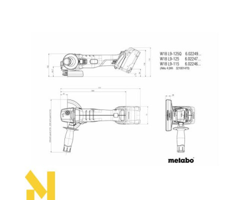 Набір інструментів акумуляторних Metabo Combo Set 2.4.2 18 V