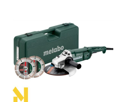 Болгарка (кутова шліфмашина) Metabo WE 2200-230 Set