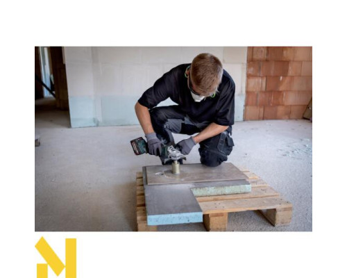 Болгарка (кутова шліфмашина) акумуляторна Metabo W 18 L BL 9-125 Set (без АКБ та ЗП, + MetaBox)