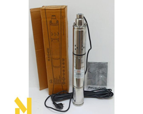 Насос занурювальний свердловинний шнековий Powercraft 3S 600-6030