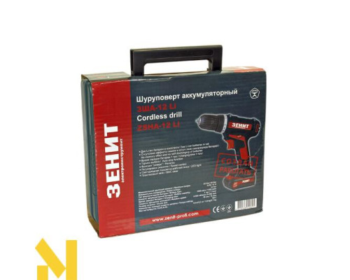 Шуруповерт акумуляторний ЗЕНІТ ЗША-12 Li