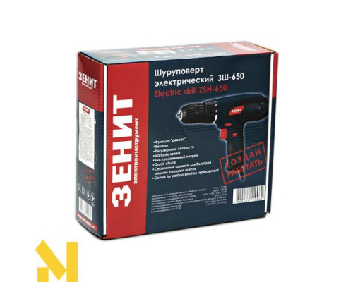 Шуруповерт мережевий ЗЕНІТ ЗШ-650