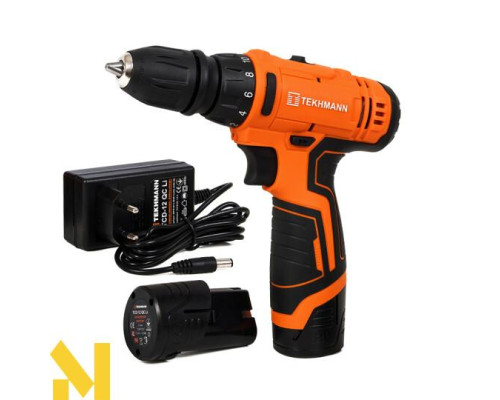 Акумуляторний дриль-шуруповерт Tekhmann TCD-12 QC Li