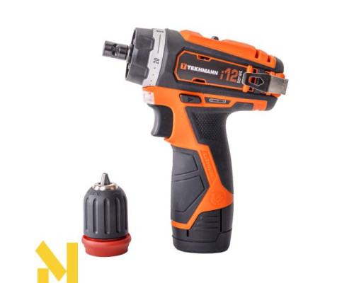 Шуруповерт акумуляторний Tekhmann TCD-35/i12 kit