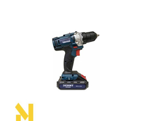 Шуруповерт акумуляторний Зенит США-18/2 Li