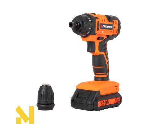 Шуруповерт акумуляторний Tekhmann TCD-18 S2 BS KIT