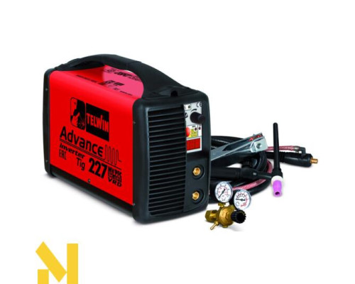 Зварювальний інвертор Telwin Advance 227 Tig DC з аксесуарами (852052)