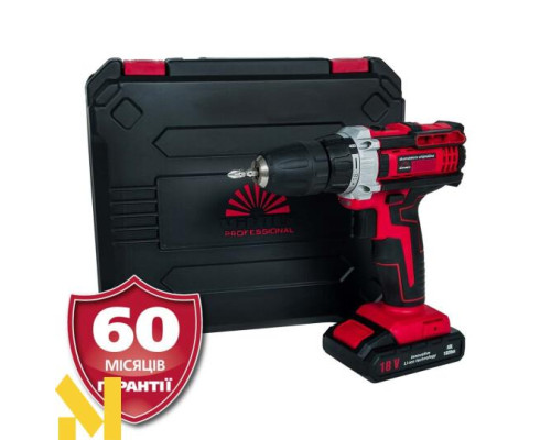 Акумуляторна дриль-шуруповерт Vitals Professional AUpc 18/4tli Brushless kit