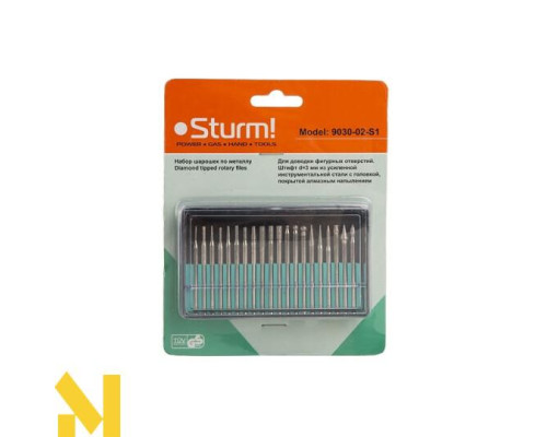 Набы шарошок по металу Sturm 9030-02-S1 (20 шт)