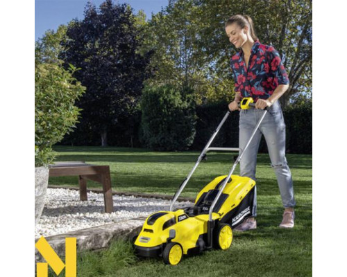 Набір Karcher газонокосарка LMO 18-33 + триммер LTR 18-25 + швидкозарядний комплект + акумулятор