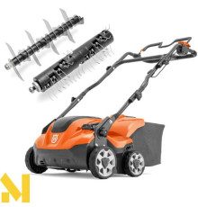 Аератор акумуляторний Husqvarna S 138i (два вали + травозбірник)(без АКБ та ЗП)