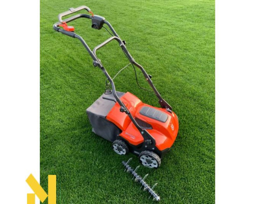 Аератор електричний Husqvarna S 138C (два вали + травозбірник)