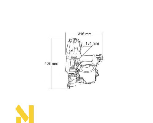 Цвяхозабивач пневматичний Makita AN901