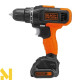 Дриль-шурупокрут акумуляторний BLACK&DECKER BCD7122CK