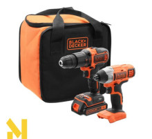 Набір з двох інструментів Black&Decker BCK21S1S