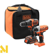 Набір з двох інструментів Black&Decker BCK21S1S
