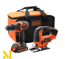 Набір з двох інструментів Black&Decker BCK22S1S