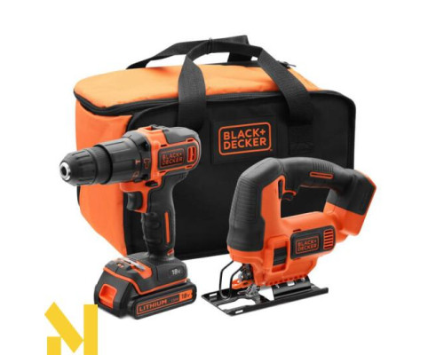 Набір з двох інструментів Black&Decker BCK22S1S