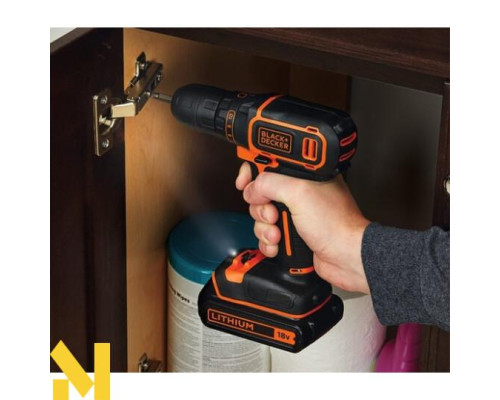 Акумуляторний дриль-шуруповерт Black&Decker BDCDC18KB