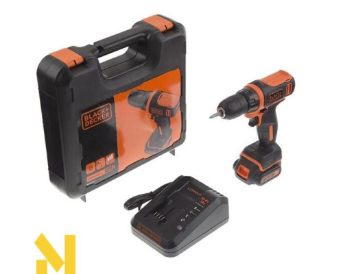 Акумуляторний дриль-шуруповерт Black&Decker BDCDD12K1
