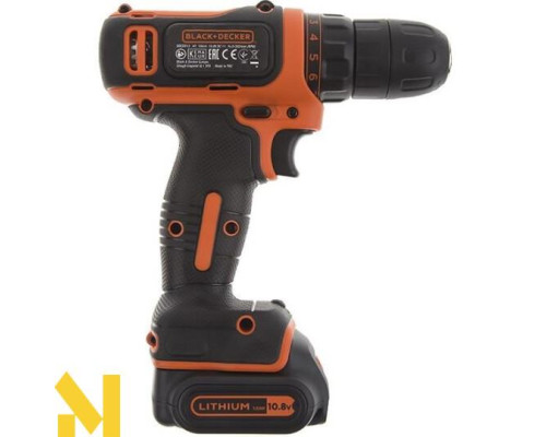 Акумуляторний дриль-шуруповерт Black&Decker BDCDD12K1В