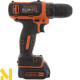 Акумуляторний дриль-шуруповерт Black&Decker BDCDD12K1В