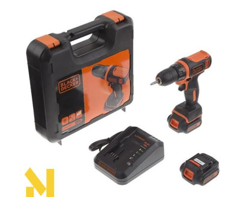 Акумуляторний дриль-шуруповерт Black&Decker BDCDD12K1В