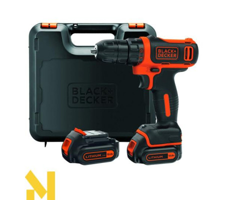 Акумуляторний дриль-шуруповерт Black&Decker BDCDD12KB