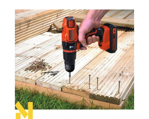 Дриль-шуруповерт ударний акумуляторний Black&Decker BDCH188N (без АКБ та ЗП)