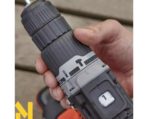 Дриль-шурупокрут акумуляторний ударний BLACK&DECKER BDCHD12S1