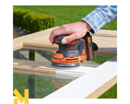 Шліфмашина ексцентрикова Black&DeckerBDCROS18N (без АКБ та ЗП)