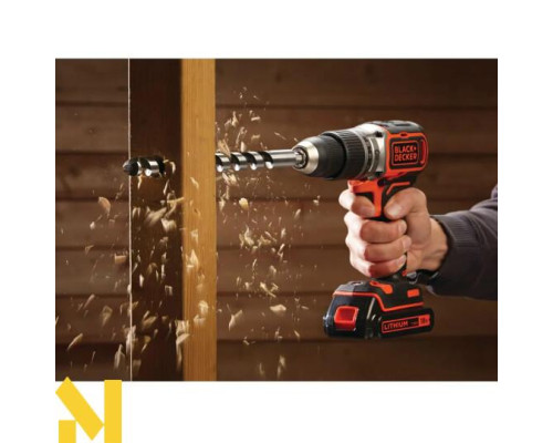 Дриль-шурупокрут ударний акумуляторний Black&Decker BL188N (без АКБ та ЗП)