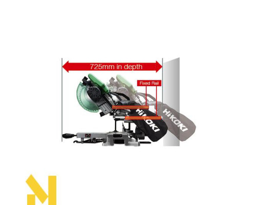 Пила торцювальна 216 мм Hitachi C8FSHG