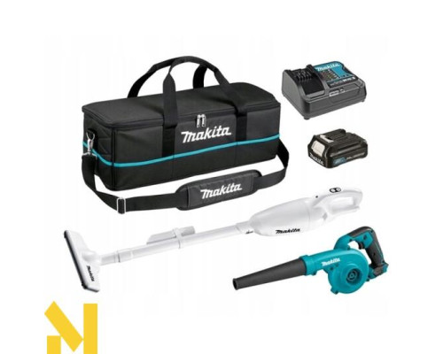 Набір пилососів акумуляторних Makita CLX245SAX1 (пилосос CL108FDZ + повітродувка UB100DZ)