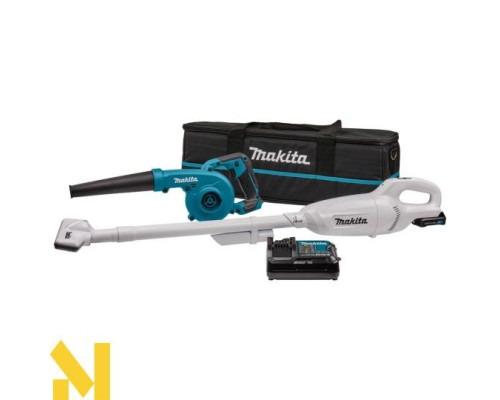 Набір пилососів акумуляторних Makita CLX245SAX1 (пилосос CL108FDZ + повітродувка UB100DZ)