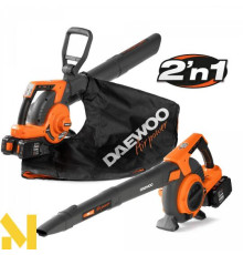 Пилосос-повітродувка садова акумуляторна DAEWOO DABL 9042Li SET
