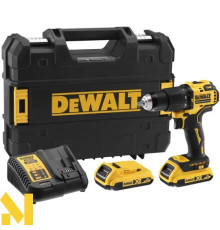 Акумуляторний дриль-шуруповерт безщітковий ударний DeWALT DCD709D2T