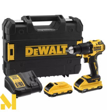 Акумуляторний дриль-шуруповерт безщітковий ударний DeWALT DCD709L2T