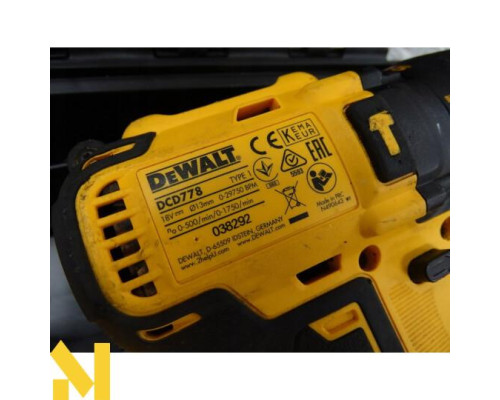 Дриль-шуруповерт з ударом DeWALT DCD778D2T