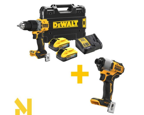 Набір інструментів акумуляторних DeWALT DCD805H2T+DCF840N