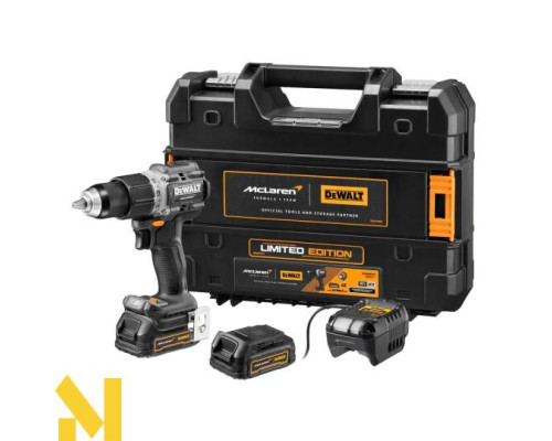Дриль-шуруповерт DeWALT DCD85ME2GT McLaren F1 TEAM LIMITED EDITION