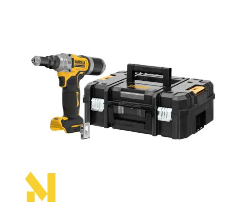 Заклепочник акумуляторний безщітковий DeWALT DCF414NT (без АКБ та ЗП)