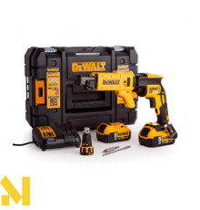 Безщітковий шуруповерт для гіпсокартонних плит DeWalt DCF620P2K