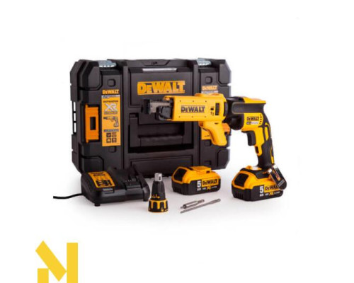 Безщітковий шуруповерт для гіпсокартонних плит DeWalt DCF620P2K