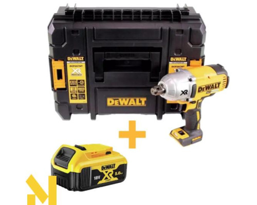 Гайковерт акумуляторний DeWALT DCF897NT+DCB184 (без ЗП)